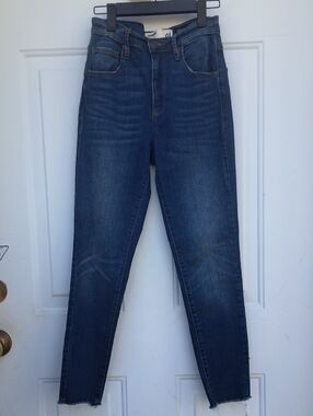 Garage High Rise Dark Blue Jeans
